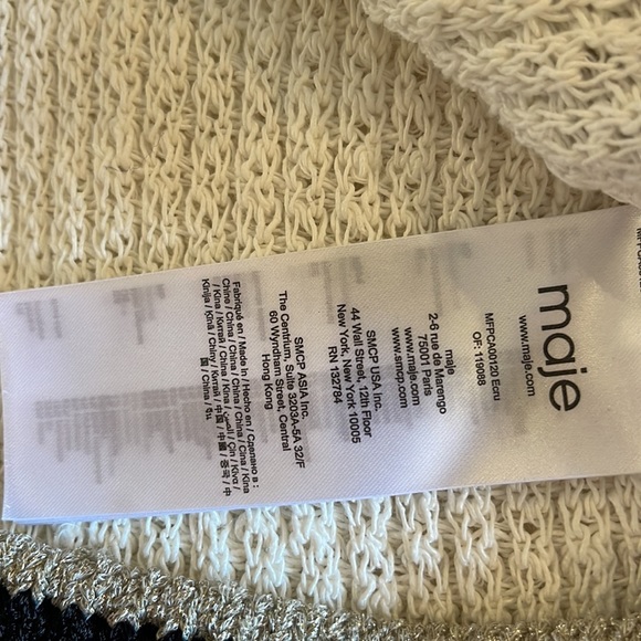 Maje white cardigan - Picture 13 of 14